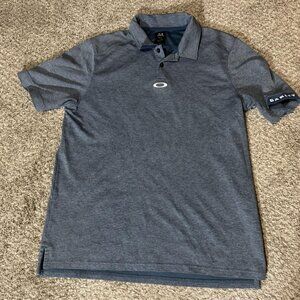 Oakley Men's Heathered Gray Performance Polo